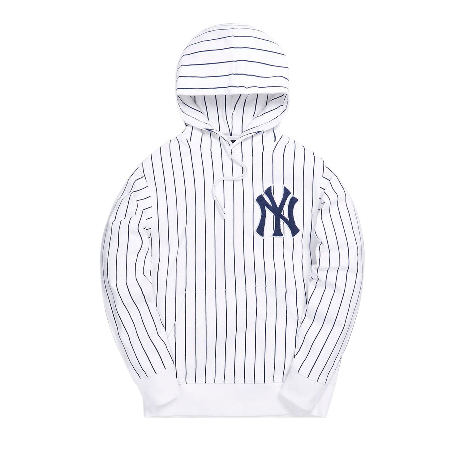 Суитчър KITH For Major League Baseball New York Yankees Striped Hoodie Бяло | KH2447 101, 1