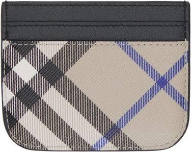 Портфейл Burberry Burberry Check Card Holder Бежово | 8092975, 1