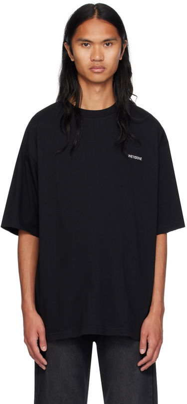 Тениска We11done Damaged T-Shirt Черно | WD-TT2-24-765-U-BK, 0