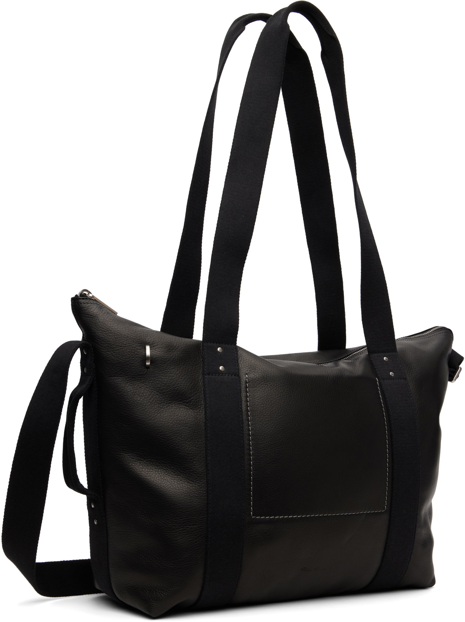 Голяма пазарска чанта Rick Owens Rick Owens Concordians Trolley Tote Черно | RA02E0761 LCN, 1