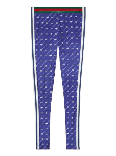 Спортни панталони Gucci adidas x Lycra Sweatpants Синьо | 691776 XJELV 4759