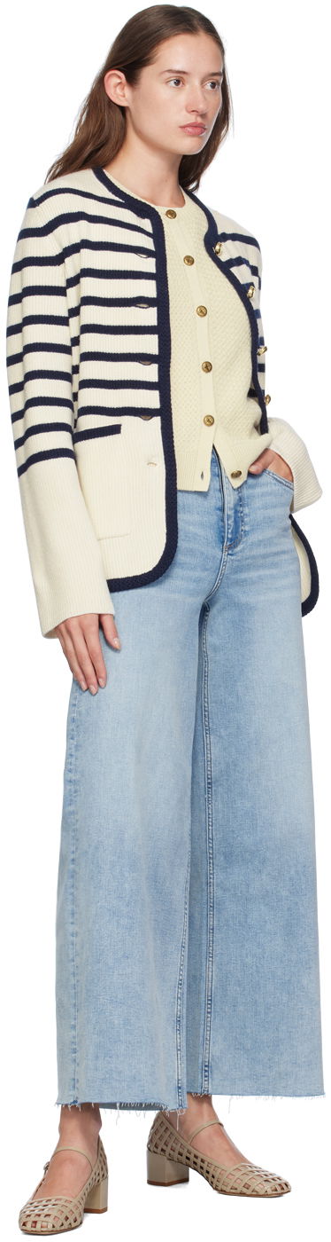 Пуловер rag & bone Knit Buttoned Vest Жълто | WAS24F046UG46, 3