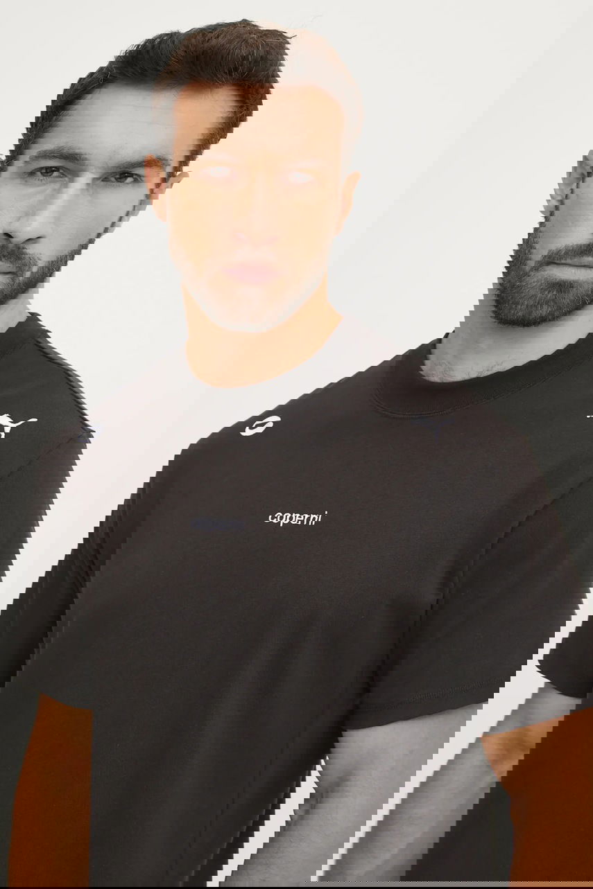 Тениска Coperni Coperni x Puma Cotton Crew Neck T-Shirt Черно | 628305, 1