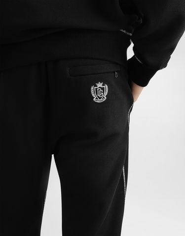 Спортни панталони Dolce & Gabbana Dolce & Gabbana Techno Fleece Joggers Черно | GVS2HZFUS37N0000, 2