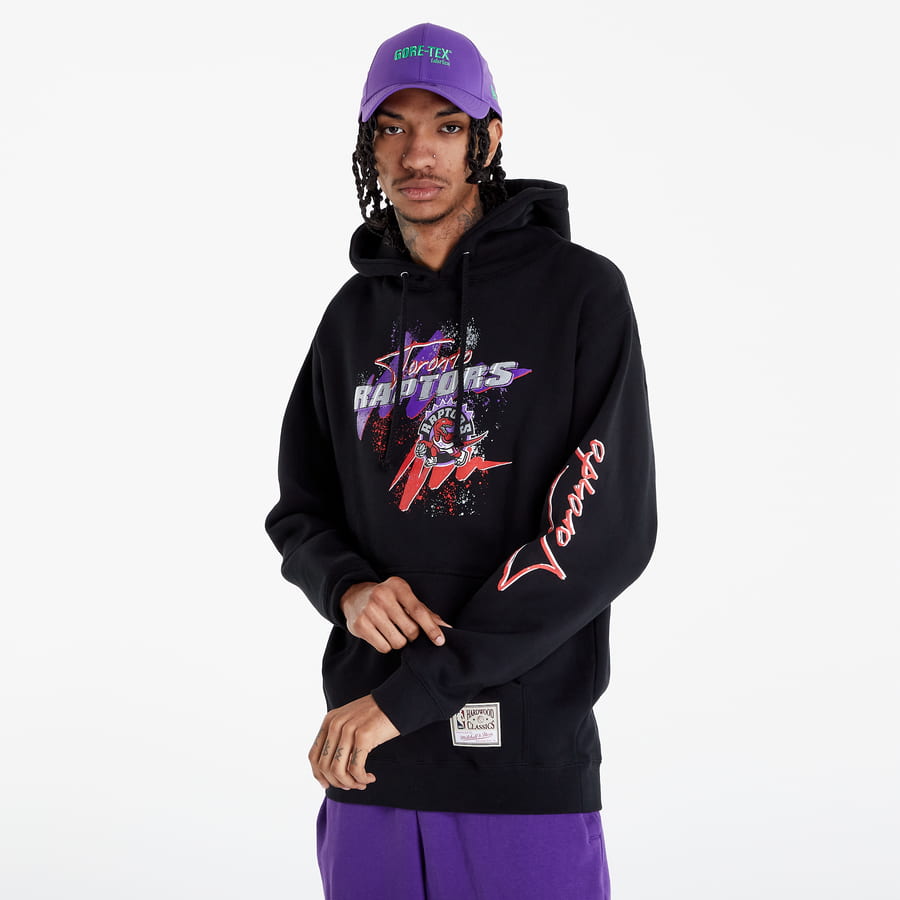 Суитчър Mitchell & Ness NBA Hyper Hoops Hoodie Toronto Raptors Черно | BMFP1257-TRAYYPPPBLCK, 0