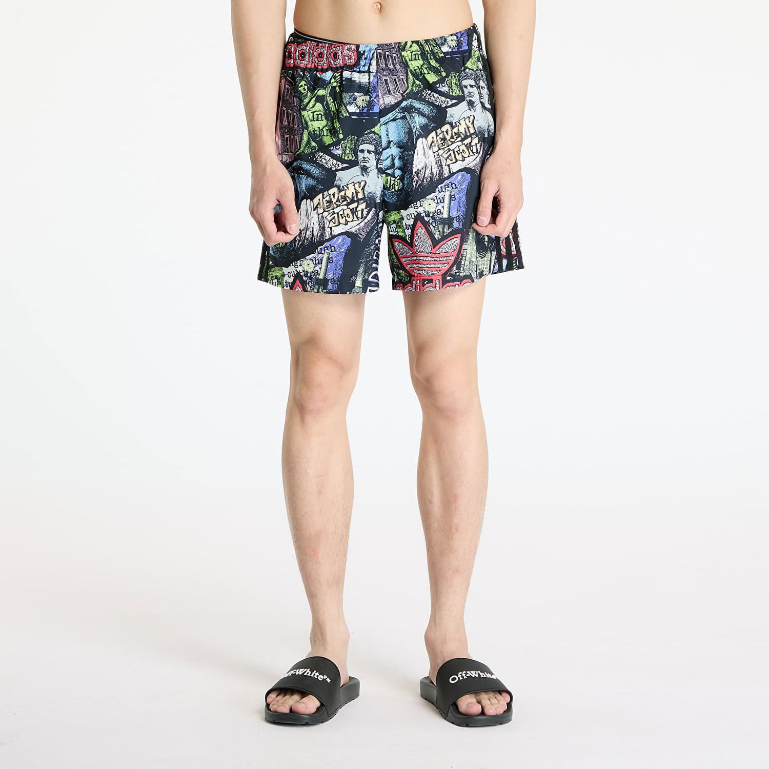 Къси панталони adidas Originals adidas x Jeremy Scott AOP Shorts Многоцветен | JY2013, 0