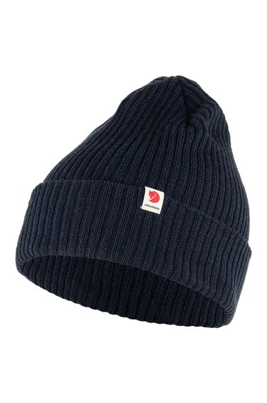 Шапка FJÄLLRÄVEN Ribbed Beanie Синьо | F13100184.555, 1
