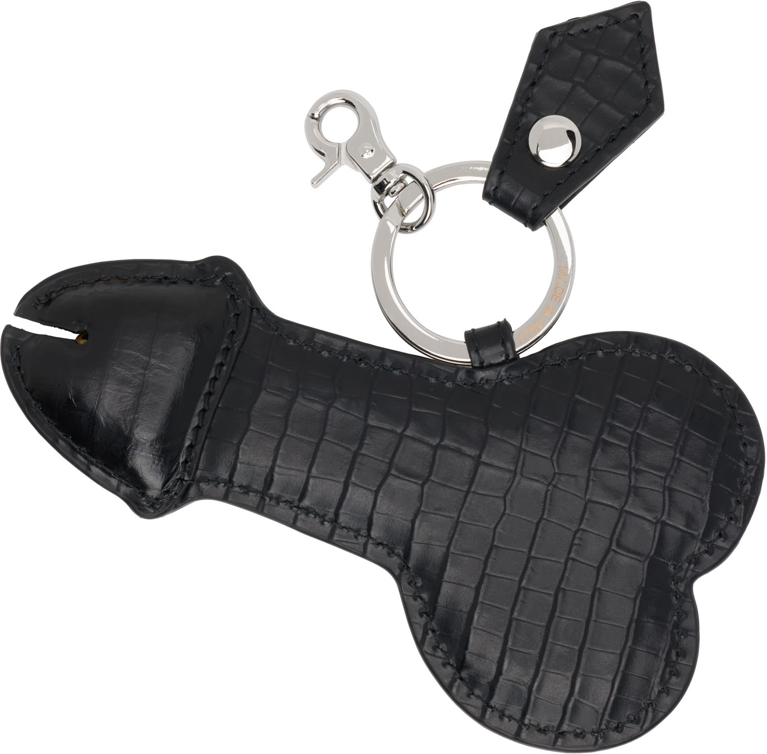 Ключодържатели Vivienne Westwood Vivienne Westwood Bell End Leather Keychain Черно | 8203012KU-L00C0-, 1