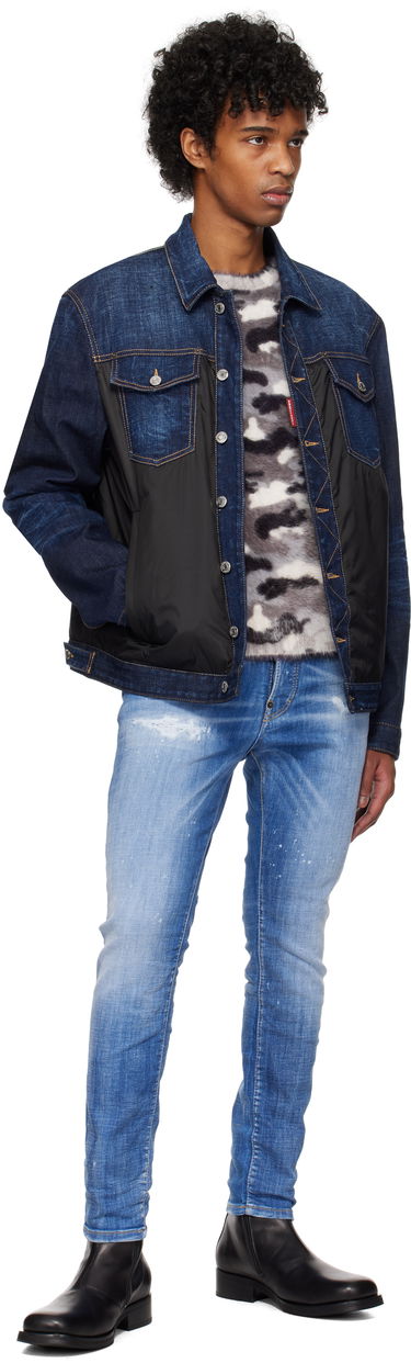 Дънки DSQUARED2 Dsquared2 Skater Jeans Синьо | S74LB1675_S30872, 3