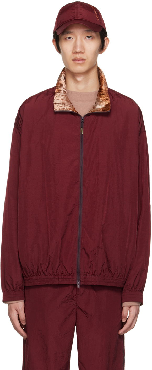 Яке Acne Studios Zippered Jacket Бургунди | B90648-, 0