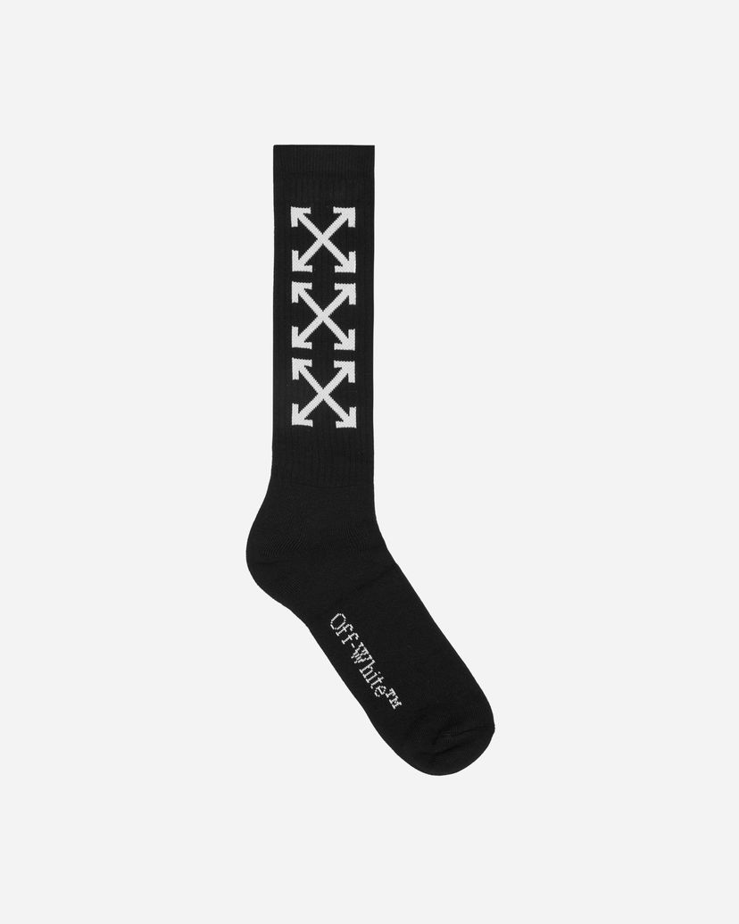 Чорапи Off-White Arrow Bookish Socks Black Черно | OMRA075C99KNI001 1001
