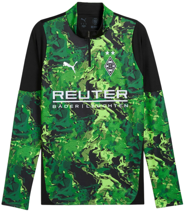 Тениска Puma Borussia Mönchengladbach Training 1/4 Zip Top Зелено | 781471-08, 0