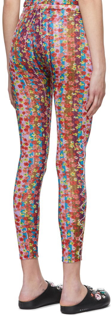 Клинове Collina Strada Collina Strada Floral Print Leggings Многоцветен | XX6390 DEADSTOCK LACE, 2
