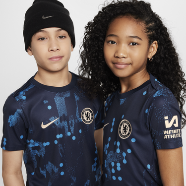 Тениска Nike Chelsea FC Academy Pro Dri-FIT Pre-Match Short Sleeve Football T-Shirt Тъмно синьо | FQ0010-452, 2