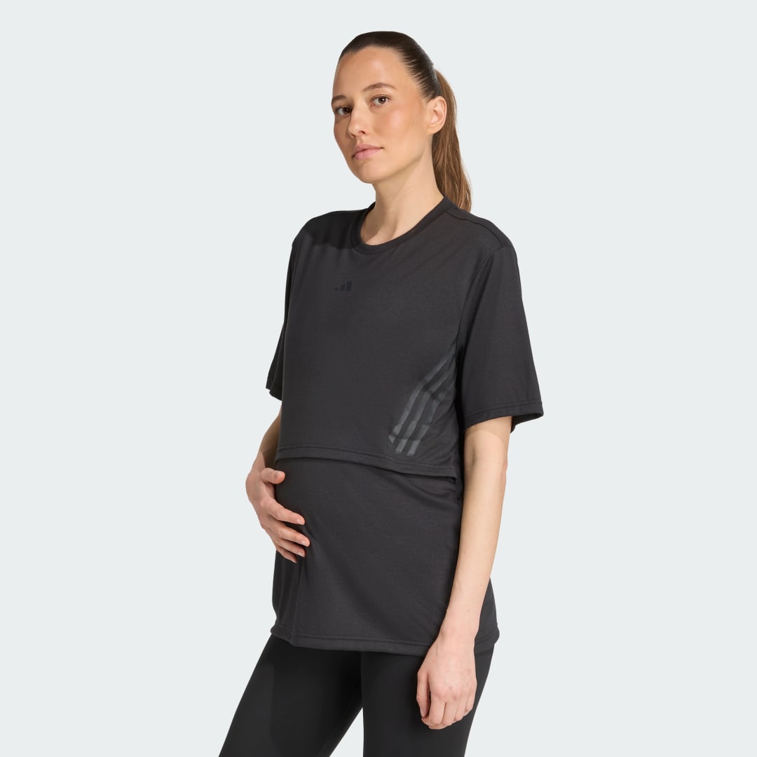 Тениска adidas Performance Maternity Training T-Shirt Черно | JY4680, 0