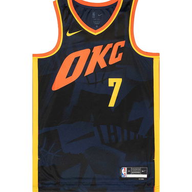 Фланелка Nike NBA OKLAHOMA CITY THUNDER DRI-FIT CITY EDITION SWINGMAN JERSEY CHET HOLMGREN Черно | DX8513-419, 1