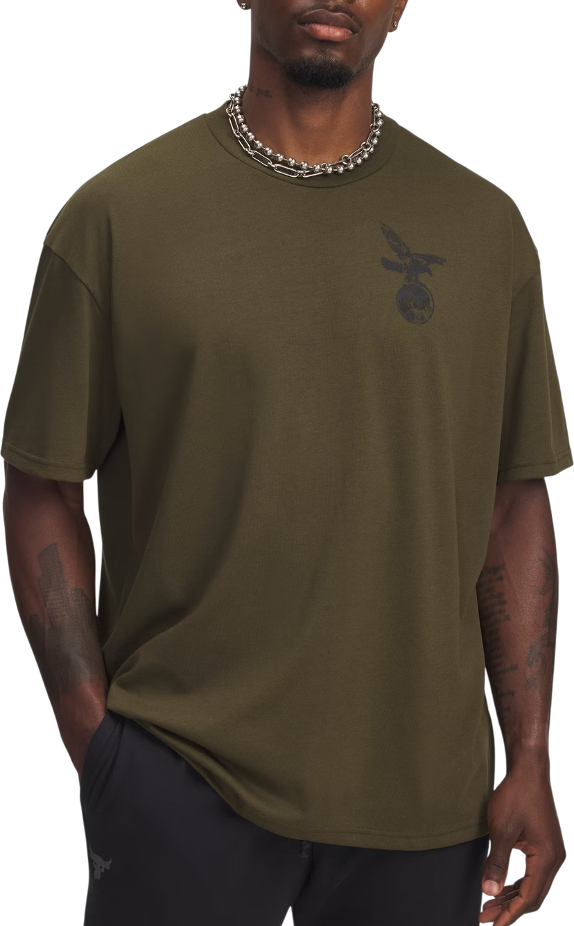 Тениска Under Armour Project Rock Graphic T-Shirt Зелено | 6006259-308