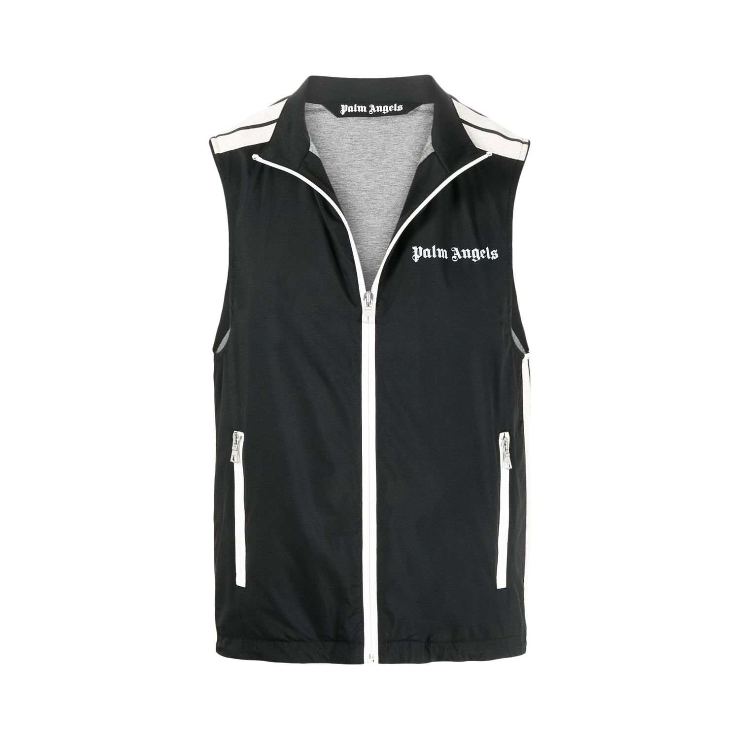 Жилетка Palm Angels Classic Logo Vest Черно | PMEA217S22FAB0011003, 1