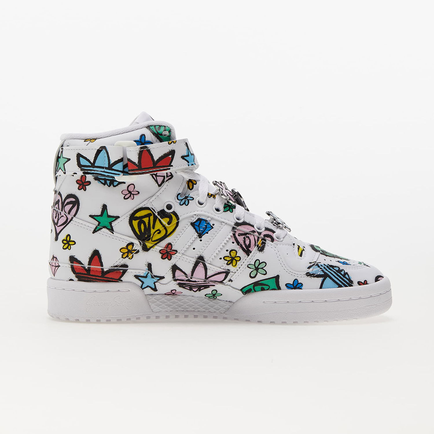 Кецове и обувки adidas Originals Jeremy Scott x Forum 84 High "Multi" Многоцветен | HQ1128, 1