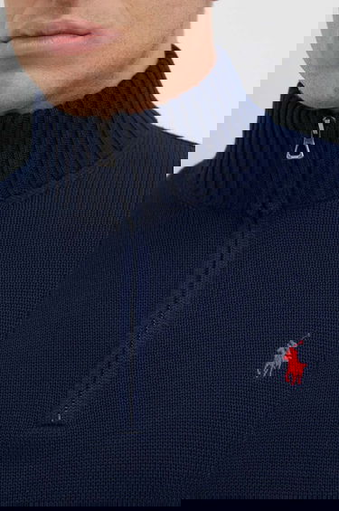 Пуловер Polo by Ralph Lauren Polo Ralph Lauren Half-Zip Sweater Тъмно синьо | 710859939, 4