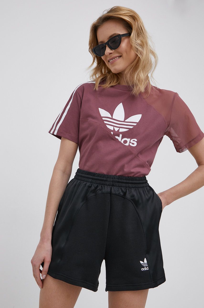 Къси панталони adidas Performance Adicolor Кафяво | HC7036, 0
