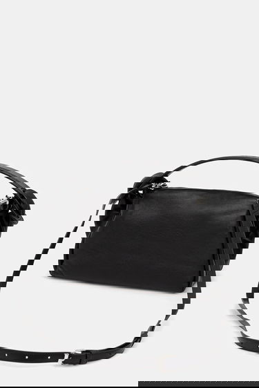 Дамска чанта KENZO Kenzo Leather Handbag Черно | FE62SA818L01.99, 2
