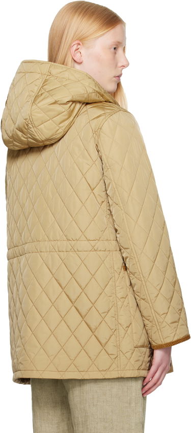 Пухо яке Burberry Burberry Quilted Hooded Jacket Бежово | 8113841, 2