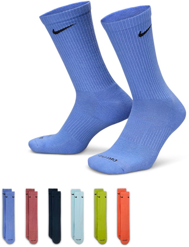 Everyday Plus Cushioned Training Crew Socks 6 Pairs