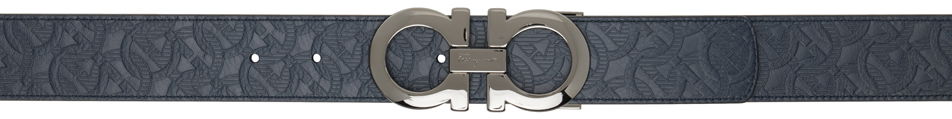 Колани FERRAGAMO Ferragamo Gancini Reversible Belt Сиво | 735830 675542119, 0