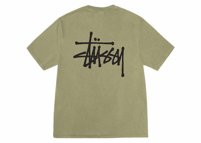 Тениска Stüssy Pigment Dyed T-Shirt Зелено | 1905001-0403