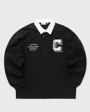 Поло тениска Carhartt WIP Rugby Shirt Long Sleeve Черно | I033832-0D2.XX, 3