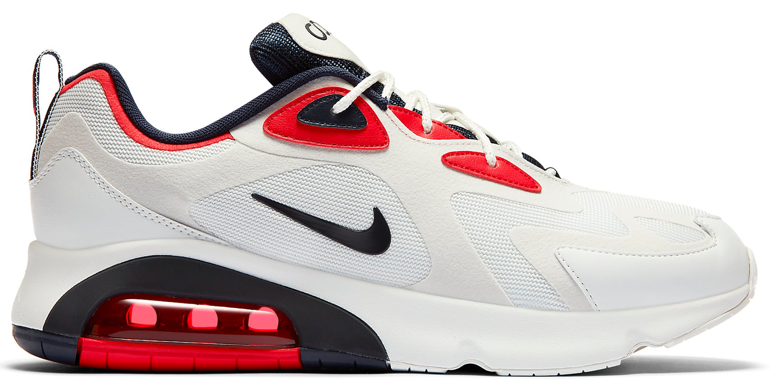 Кецове и обувки Nike Air Max 200 White Red Obsidian Бяло | CT1262-101, 0