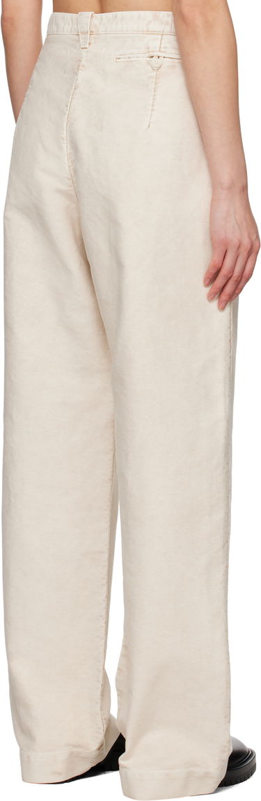 Панталони Maison Margiela Maison Margiela Wide-Leg Trousers Бежово | S51KA0600 S76543, 2