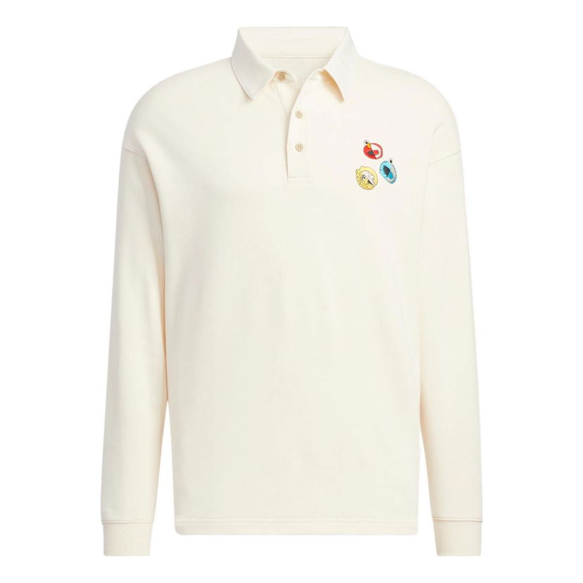 Поло тениска adidas Originals Sesame Street x JF Crossover Long Sleeve Polo Shirt Бежово | HM9949
