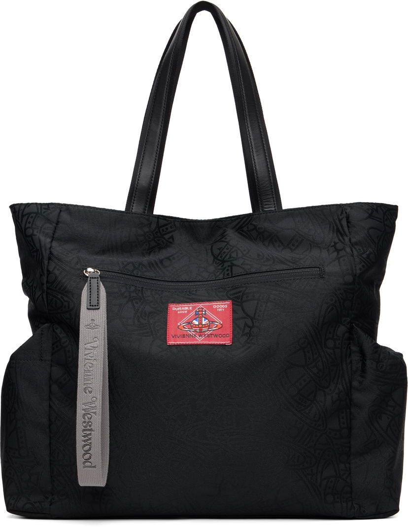 Голяма пазарска чанта Vivienne Westwood Vivienne Westwood Henry Medium Tote Черно | 4D02000AU-W016Q-