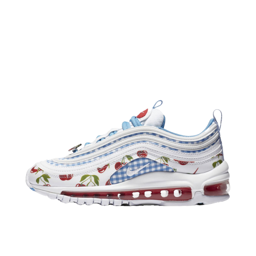 Кецове и обувки Nike Air Max 97 SE 'Picnic Cherry' (GS) Бяло | CW5806-100