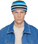Striped Ribbed Beanie
