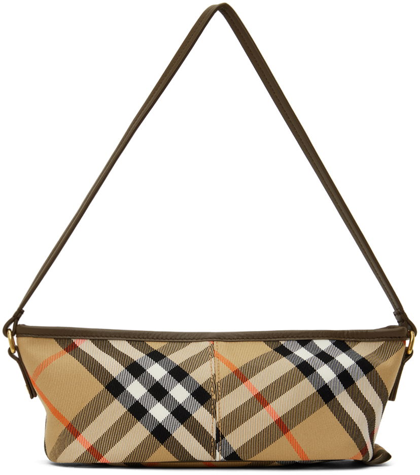 Облекло Burberry Beige Check Mini Bag Бежово | 8095296