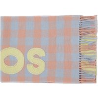 Шал Acne Studios Veda Logo Check Scarf Розово | CA0262-DM5, 1