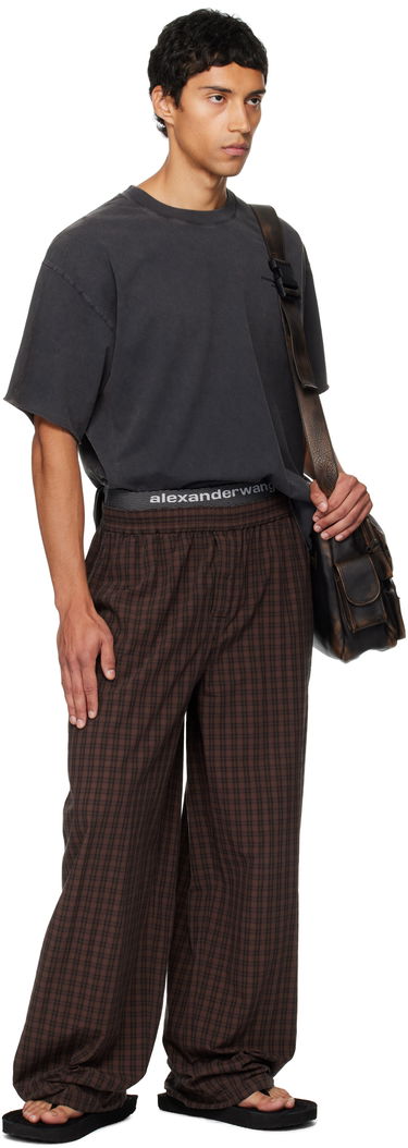 Тениска Alexander Wang Alexander Wang Short Sleeve T-Shirt Черно | 6CC3251101, 4