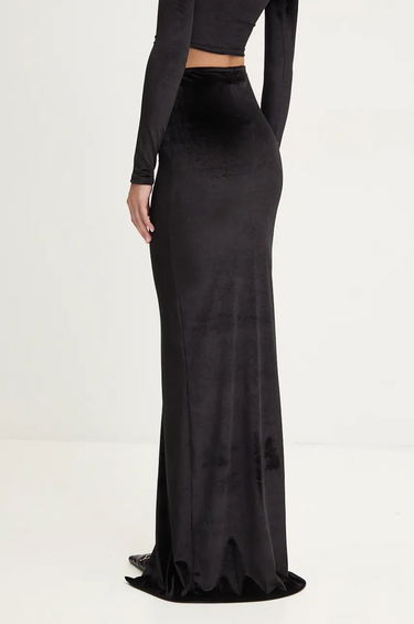Пола Fiorucci Fiorucci Maxi Velvet Skirt Черно | W01FMBSK236VR01BK01, 2