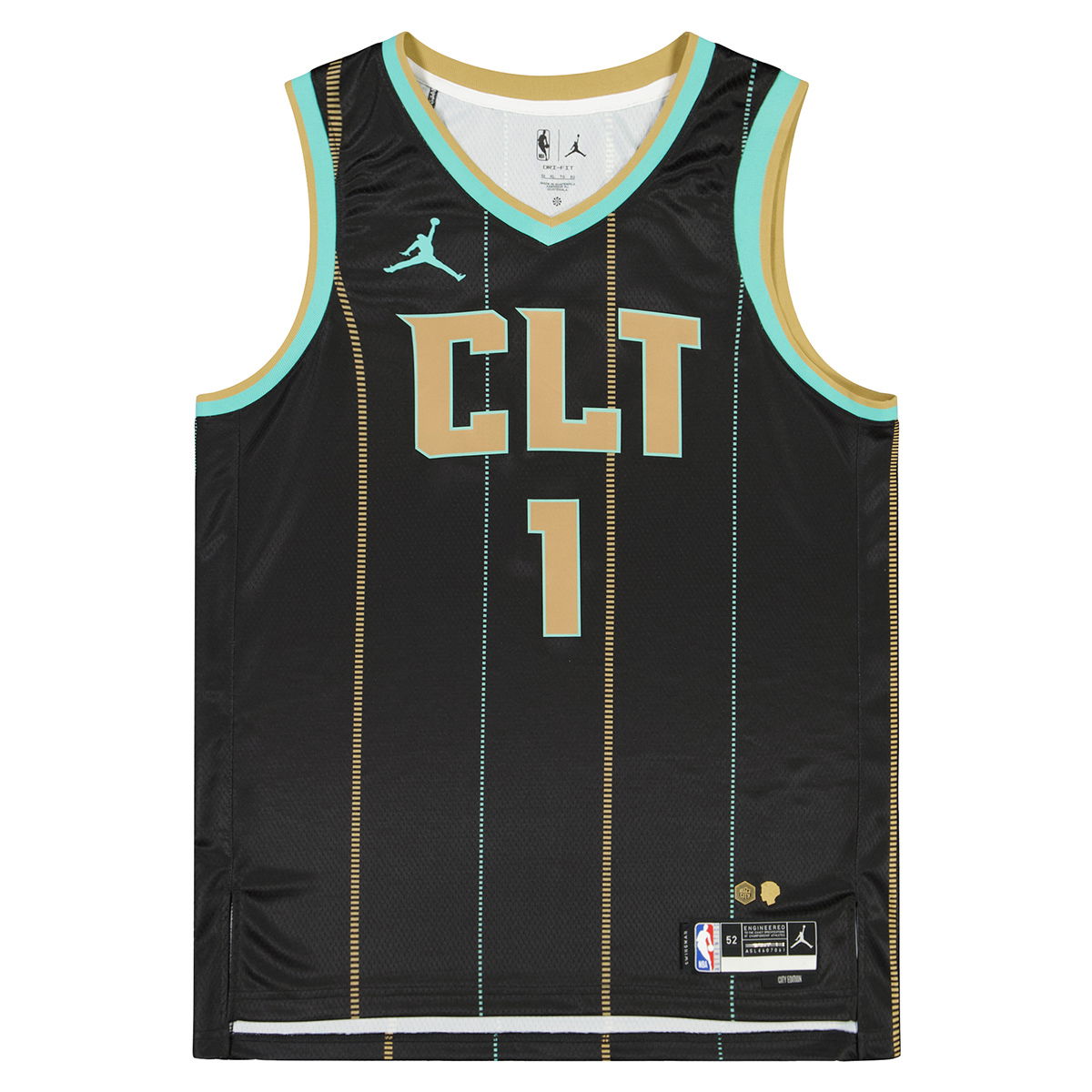 Фланелка Jordan NBA Lamelo Ball Charlotte Hornets City Edition Swingman Jersey Черно | DO9587-011, 1