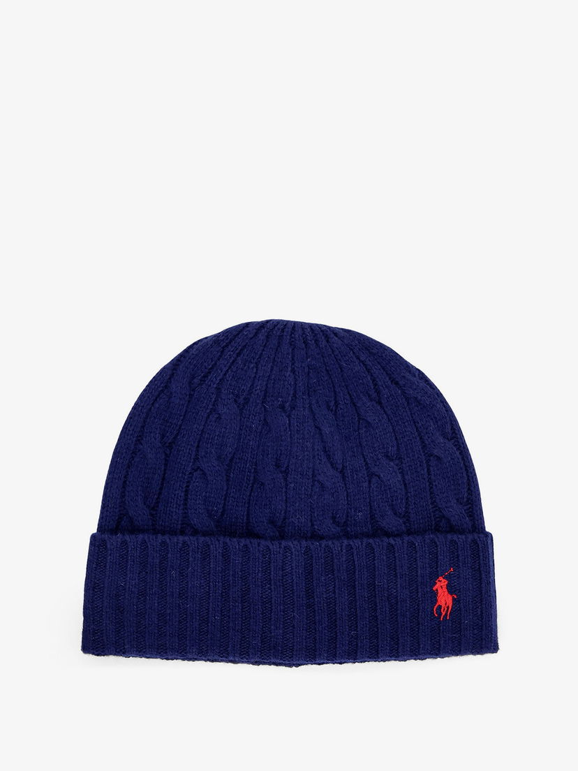 Шапка Polo by Ralph Lauren Cable Knit Beanie Синьо | 449959346002