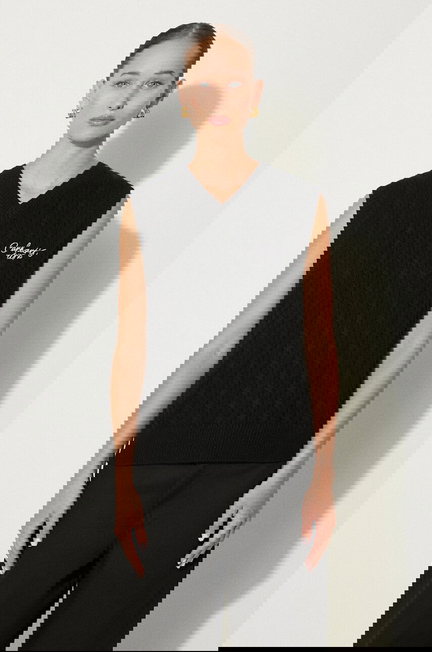 Пуловер Carhartt WIP Signature Cable Knit Vest Sweater Черно | I033882.K02XX, 0