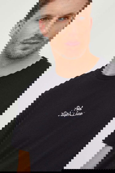 Тениска Polo by Ralph Lauren Cotton Crew Neck Short Sleeve T-shirt Черно | 710936585, 2