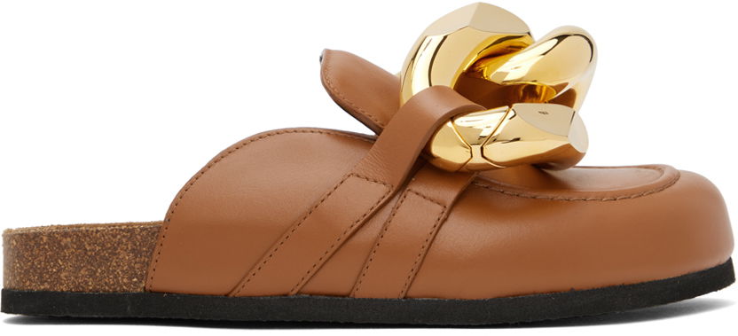 Колие JW Anderson Tan Chain Loafers Кафяво | AN35004A, 0