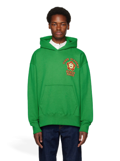 Суитчър KENZO Paris 'Tiger Academy' Hoodie Зелено | FD65SW0864ME