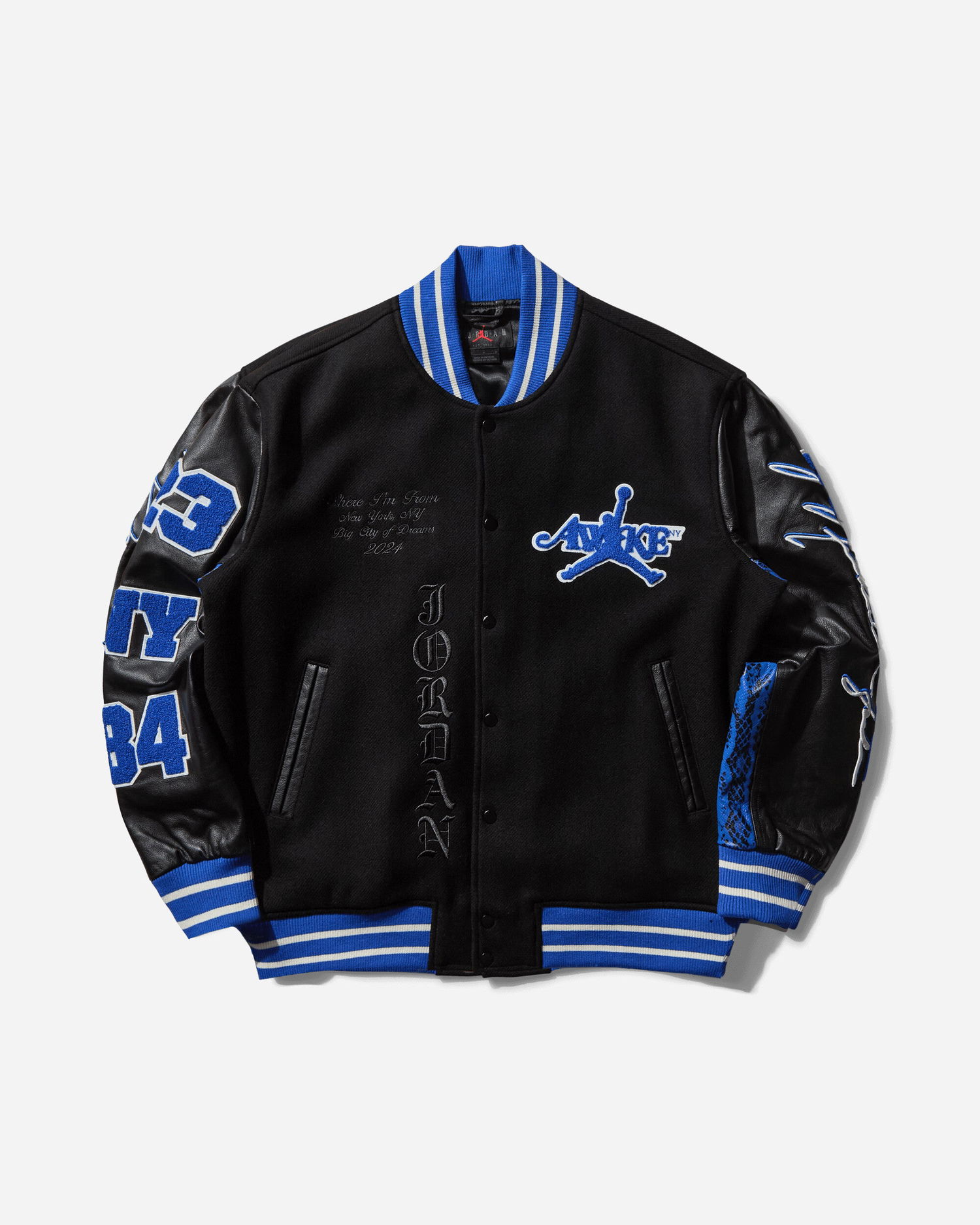 Яке бомбър Jordan Awake NY Varsity Jacket Черно | FQ5439-010, 1