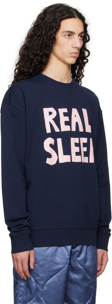 Суитчър JW Anderson JW Anderson 'Real Sleep' Sweatshirt Тъмно синьо | JW0219-PG1632, 1