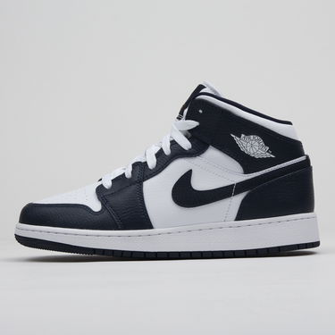 Кецове и обувки Jordan Jordan 1 Mid GS Бяло | 554725-174, 0